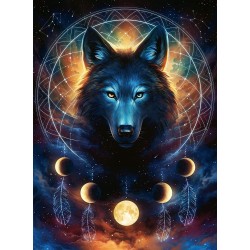 Ravensburger Puzzle - Leuchtender Wolf