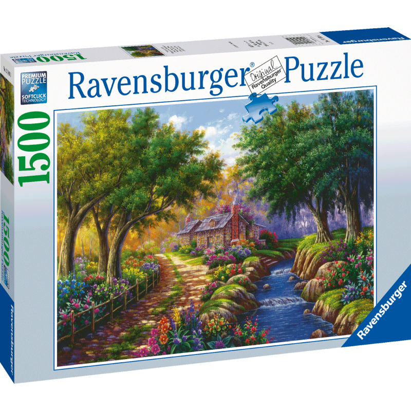 Ravensburger Puzzle - Cottage am Fluss Ravensburger Puzzle - Cottage am Fluss