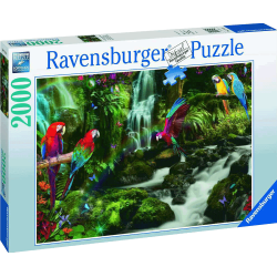 Ravensburger Puzzle  - Bunte Papageien im Dschungel