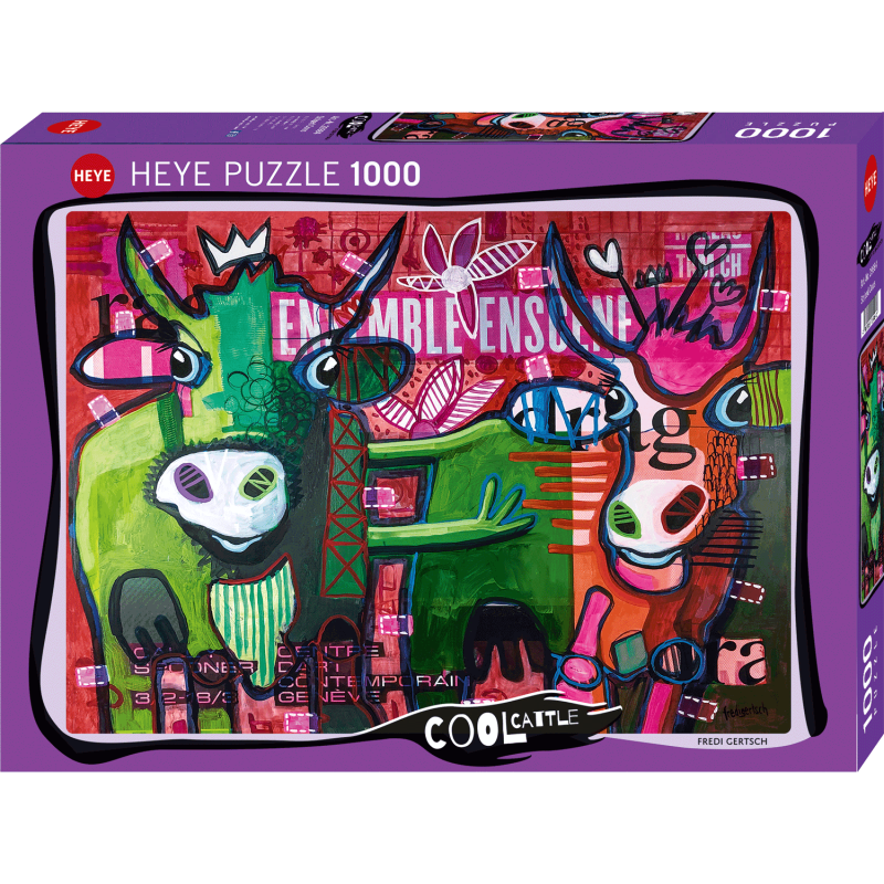 HEYE - Cool Cattle, Striped Cows