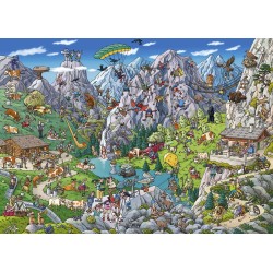 HEYE Puzzle 1000 - Alpine Fun