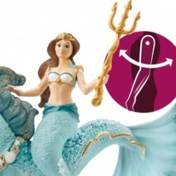 Schleich BAYALA 70594 Meerjungfrau-Eyela auf Unterwasserpferd