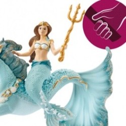 Schleich BAYALA 70594 Meerjungfrau-Eyela auf Unterwasserpferd