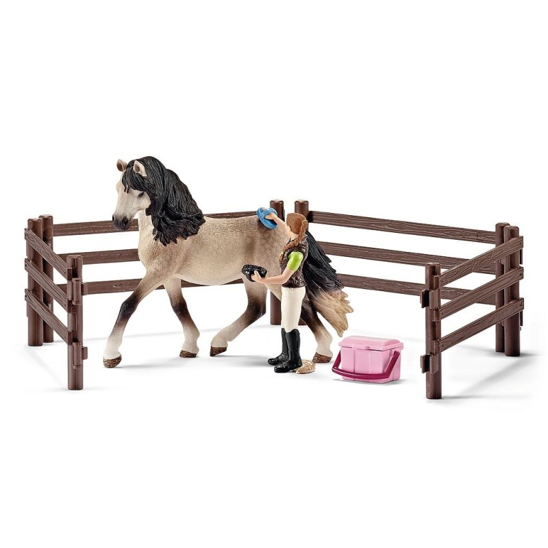 Schleich Horse Club - Pferdepflegeset, Andalusier