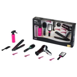 klein - Megafrisierset mit Braun Satin Hair 7