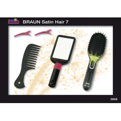 klein - Bürsten Set mit Braun Satin Hair 7