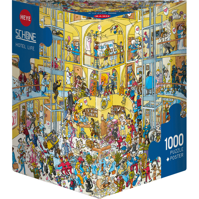 HEYE Puzzle 1000 - Hotel Life