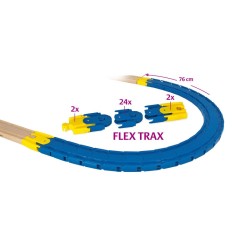 Eichhorn - Flex Trax Kurve, 28-tlg.