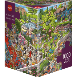 HEYE Puzzle 1000 - Party Cats