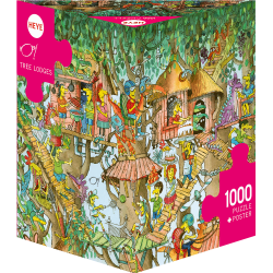 HEYE Puzzle 1000 - Tree Lodges