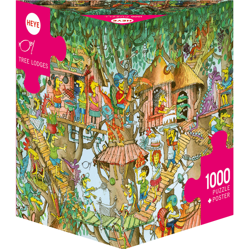 HEYE Puzzle 1000 - Tree Lodges