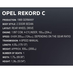 COBI- Opel Rekord C Schwarze Witwe
