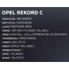 COBI- Opel Rekord C Schwarze Witwe