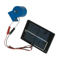 eitech - Solarzelle mit Solarmotor verdrahtet