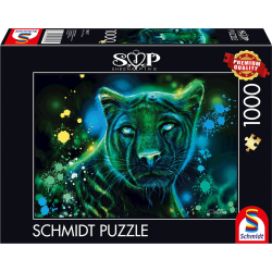 Schmidt - Sheena Pike, Neon Blau-grüner Panther