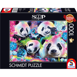 Schmidt - Sheena Pike, Neon Blumen-Pandas