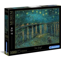 Clementoni Puzzle - van Gogh, Sternennacht über der Rhone